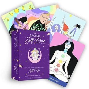 Sacred Self-Care Oracle: A 55-Card Deck and Guidebook---GORGEOUS!